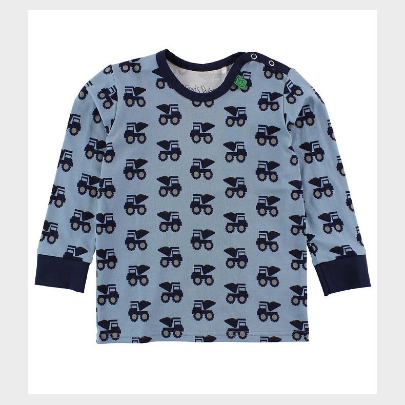 Freds World Bluse - Stvet Bl m. Bulldozer