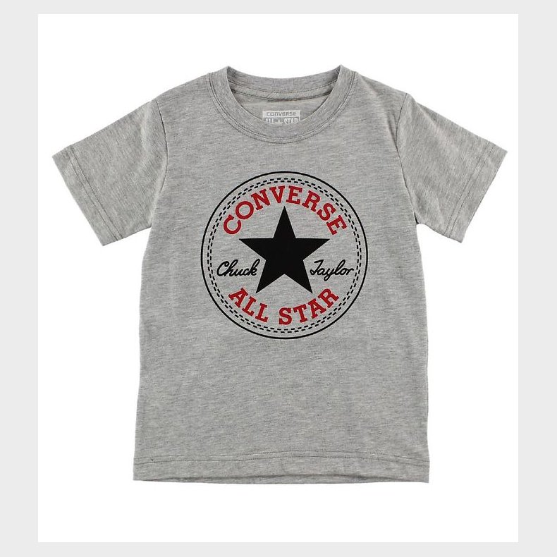 Converse T-shirt - Grmeleret m. Logo