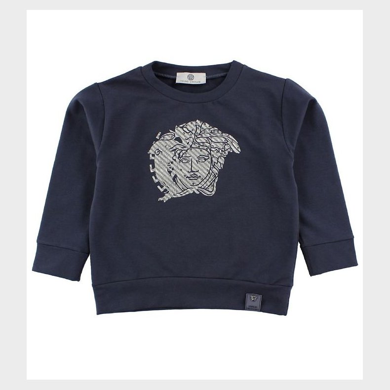 Young Versace Sweatshirt - Stvet Bl m. Slv Logo