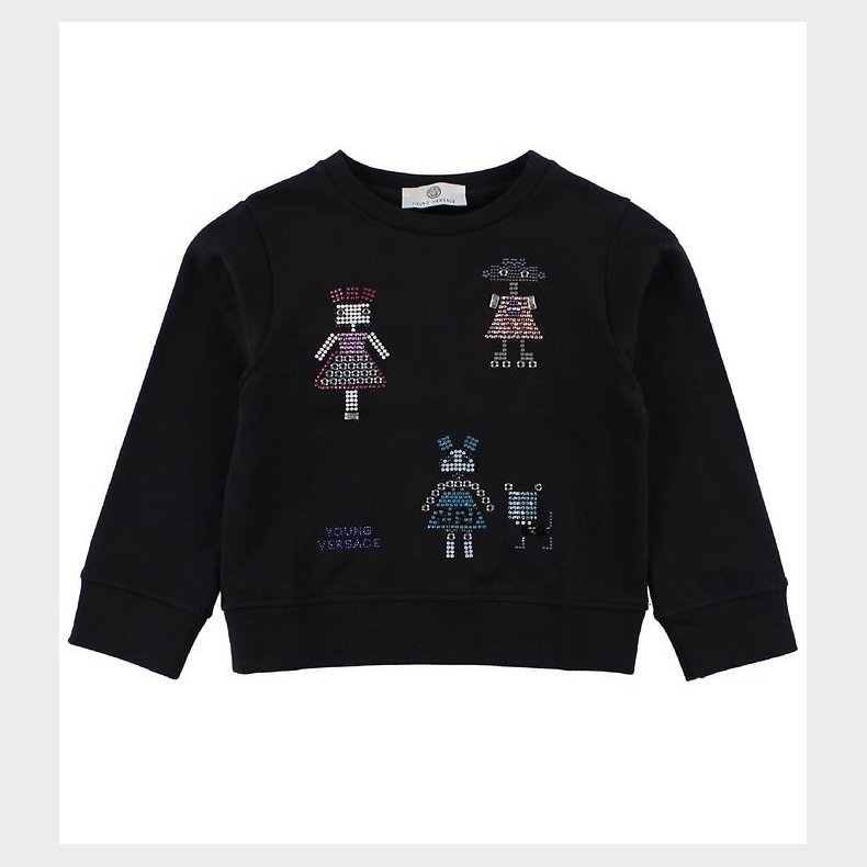 Young Versace Sweatshirt - Navy m. Similisten