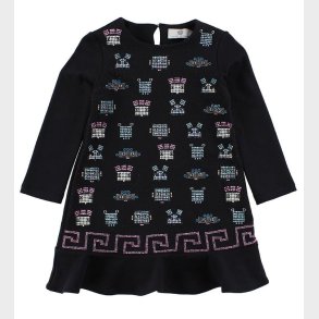 Young Versace Kjole - Sweat - Navy m. Similisten