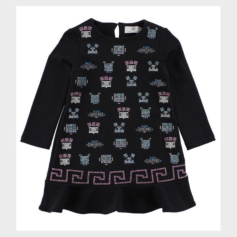 Young Versace Kjole - Sweat - Navy m. Similisten