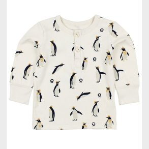 Katvig Bluse - Creme m. Pingviner