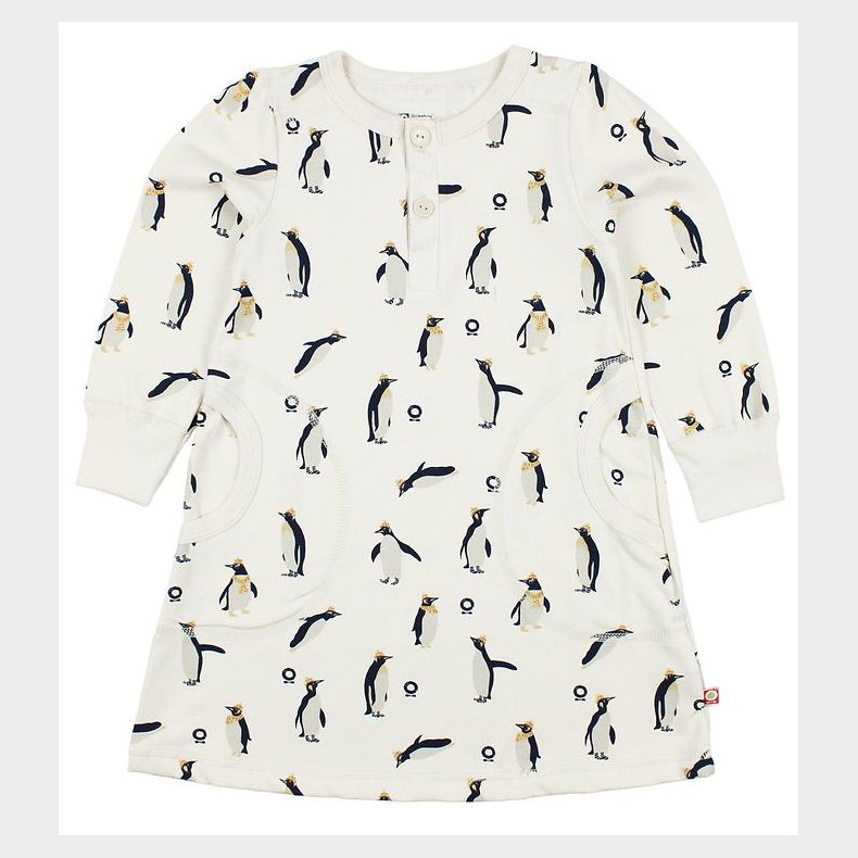 Katvig Kjole - Creme m. Pingviner