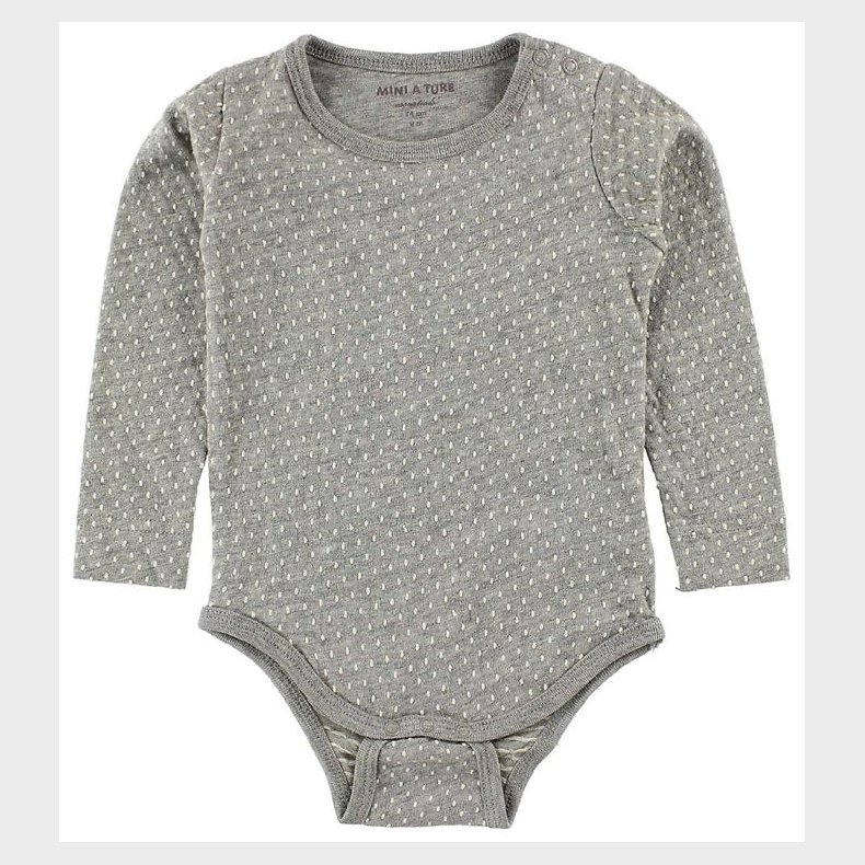 Mini A Ture Body l/ - Grmeleret m. Prikker