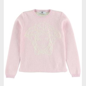 Young Versace Bluse - Strik - Rosa m. Logo