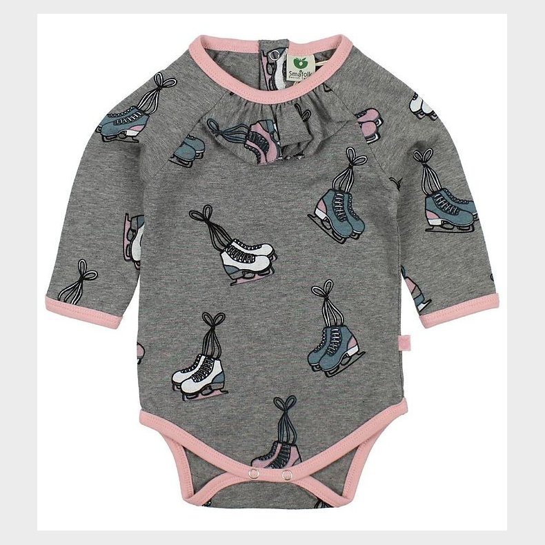 Smfolk Body l/ - Grmeleret m. Skjter