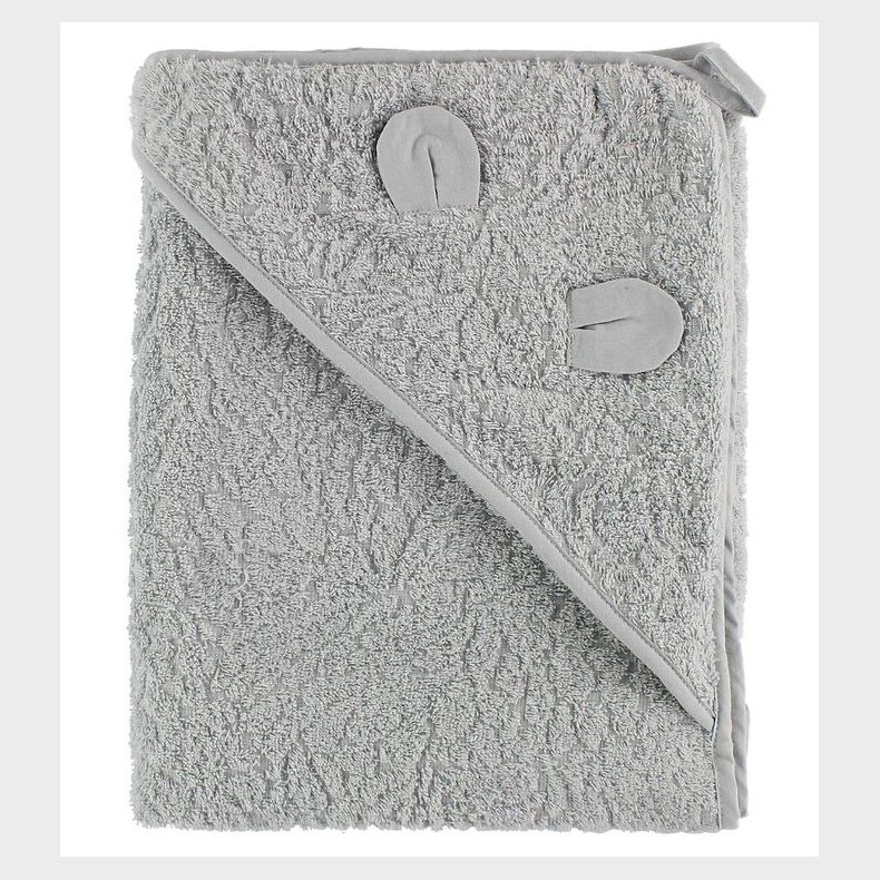Pippi Baby hndklde - 83x83 cm - Lysegr m. rer