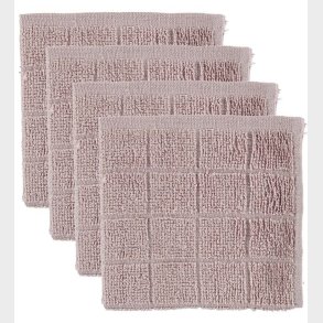 Pippi Vaskeklude - 4-pak - St�vet Rosa