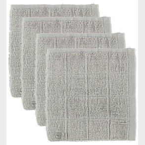 Pippi Vaskeklude - 4-pak - Lysegr