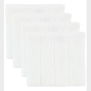 Pippi Vaskeklude - 4-pak - Hvid