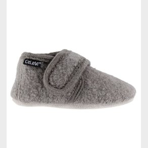 CeLaVi Hjemmesko - Uld - Lysegrmeleret