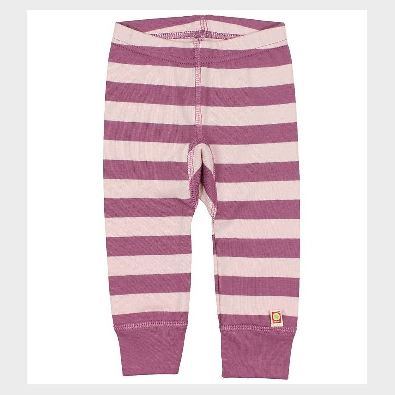 Katvig Classics Leggings - Lys Rosa/Lillastribet