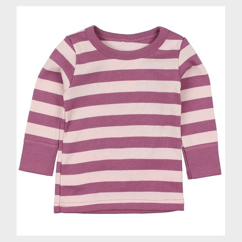 Katvig Classics Bluse - Lys Rosa/Lillastribet