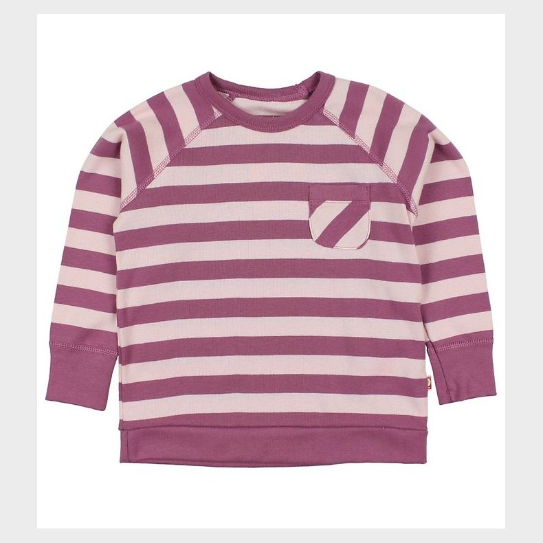 Katvig Classics Bluse - Lys Rosa/Lillastribet