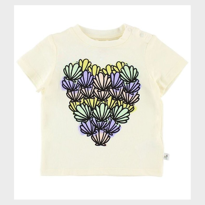 Stella McCartney Kids T-shirt - Creme m. Muslinger