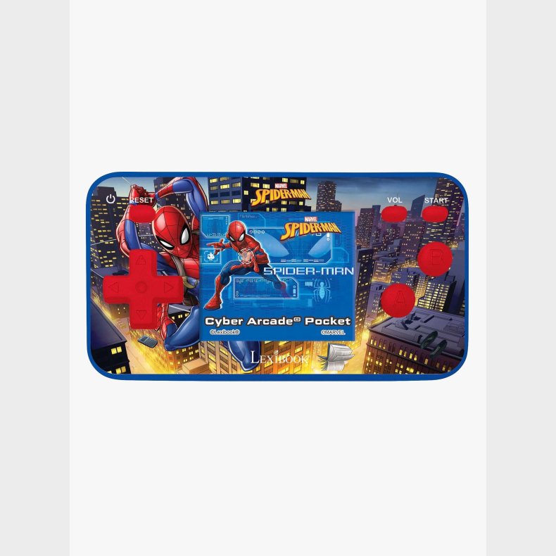 Marvel Spider-Man Cyber Arcade Pocket, 150 Games Spillekonsol