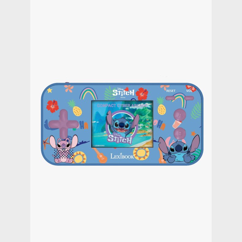 Disney Stitch  Hndholdt Spillekonsol med 150 Spil