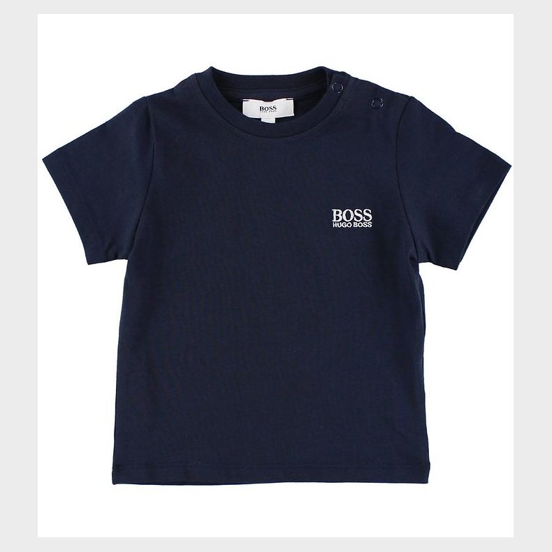 BOSS T-shirt - Navy m. Logo