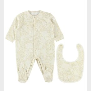 Young Versace Heldragt m. Savlesmk - Beige m. Print