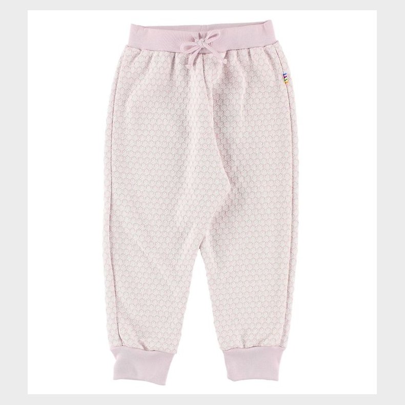 Joha Bukser - Strik - Rosa/Creme m. Mnster