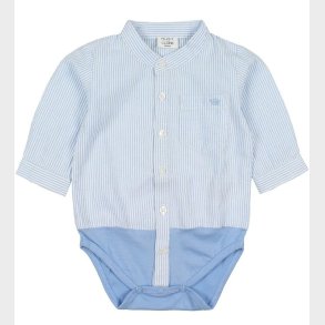 Hust and Claire Skjortebody l/ - Blstribet