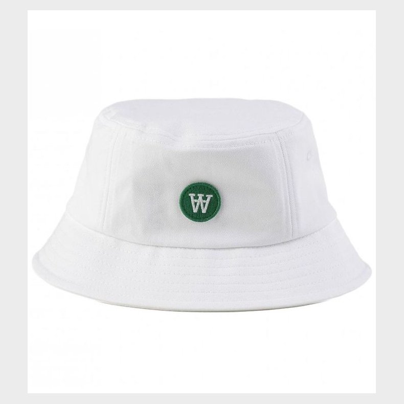 Wood Wood Kids Bllehat - Hvid m. Logo