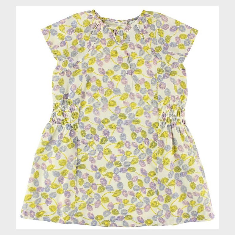 Mini A Ture Kjole - Creme m. Print