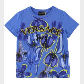 Young Versace T-shirt - Bl m. Blomster