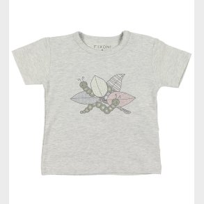 Fixoni T-shirt - Grmeleret m. Print