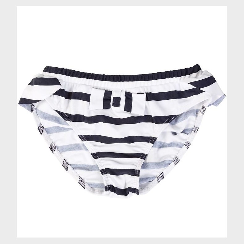 Petit Crabe Bikinitrusser - Zoe - UV50+ - Hvid/Navystribet
