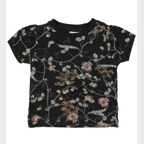 En Fant T-shirt - Gate - Sort m. Blomster