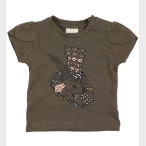 En Fant T-shirt - Gate - Mrk Gr m. Print