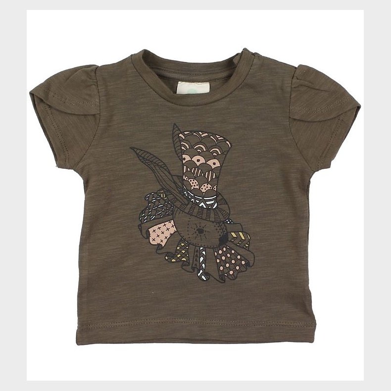 En Fant T-shirt - Gate - Mrk Gr m. Print