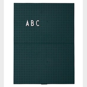 Design Letters Tavle - A4 - Mrk Grn
