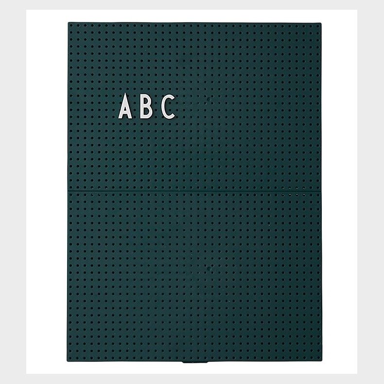 Design Letters Tavle - A4 - Mrk Grn