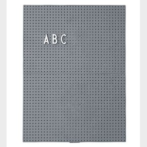 Design Letters Tavle - A4 - Mrk Gr