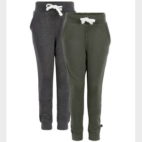 Minymo Sweatpants - 2-pak - Koksgr�/Army