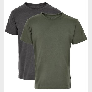 Minymo T-shirt - 2-pak - Koksgr�/Army