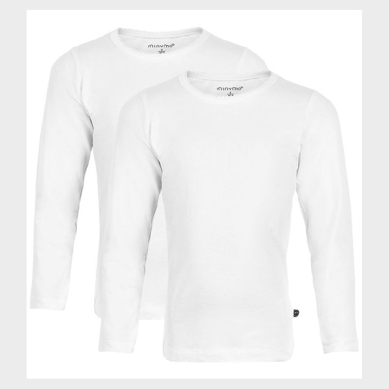 Minymo Bluse - 2-pak - Hvid