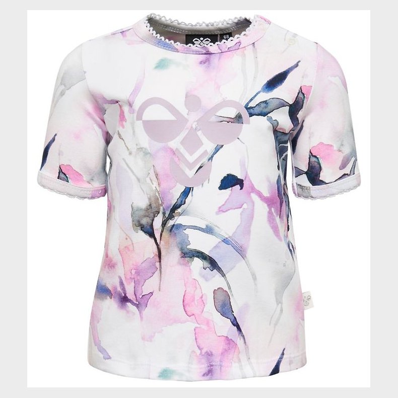 Hummel T-shirt - HMLNaja - Akvarel m. Logo