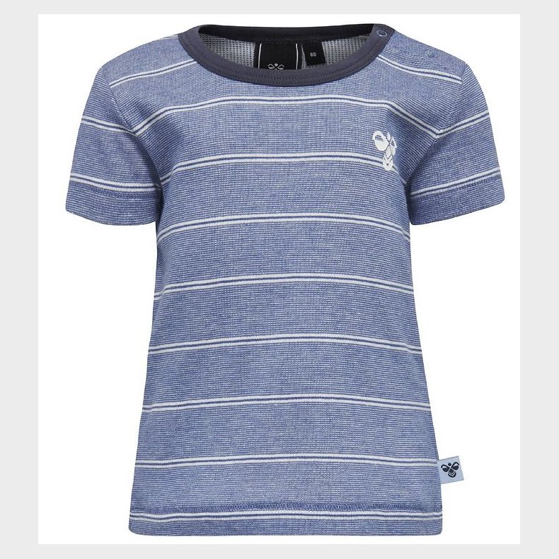 Hummel T-shirt - HMLAlexander - Navystribet