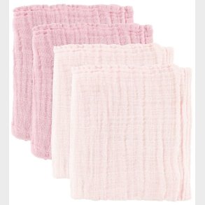 Pippi Stofbleer - 65x65 cm - 4-pak - Lyserd/Pudder