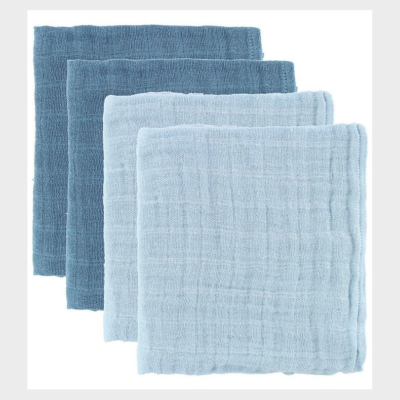 Pippi Stofbleer - 65x65 cm - 4-pak - Bl/Lysebl