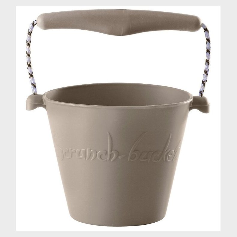 Scrunch Spand - Silikone - 13 cm - Lysegr