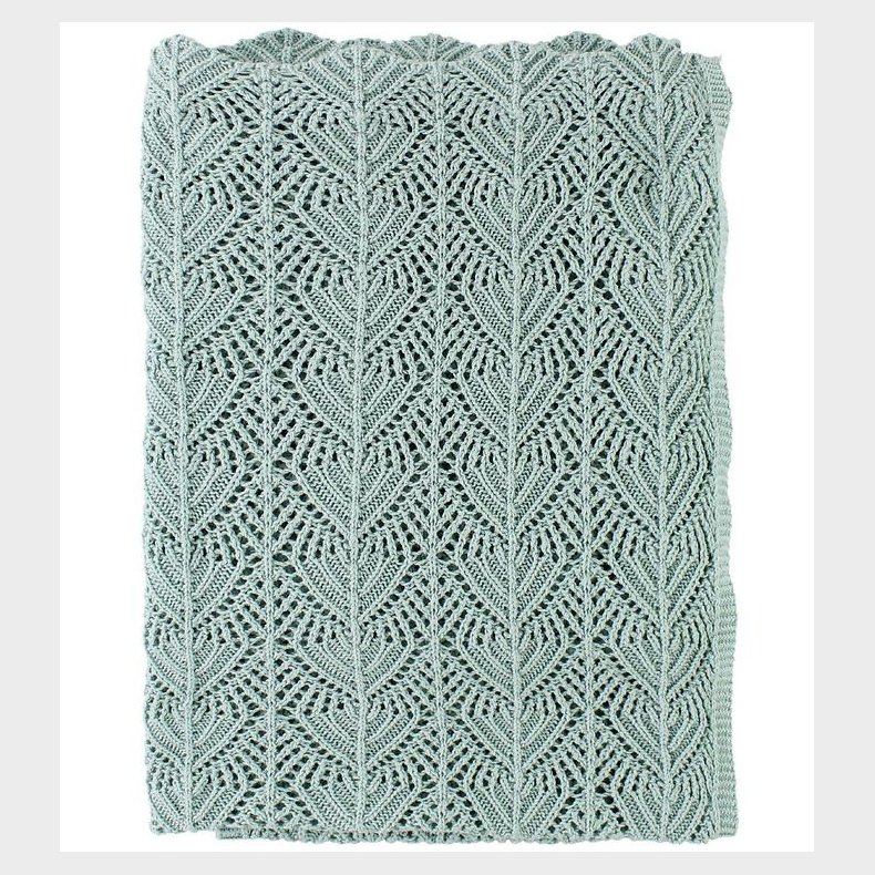 Nrgaard Madsens Tppe - Strik - 75x100 cm - Stvet Bl