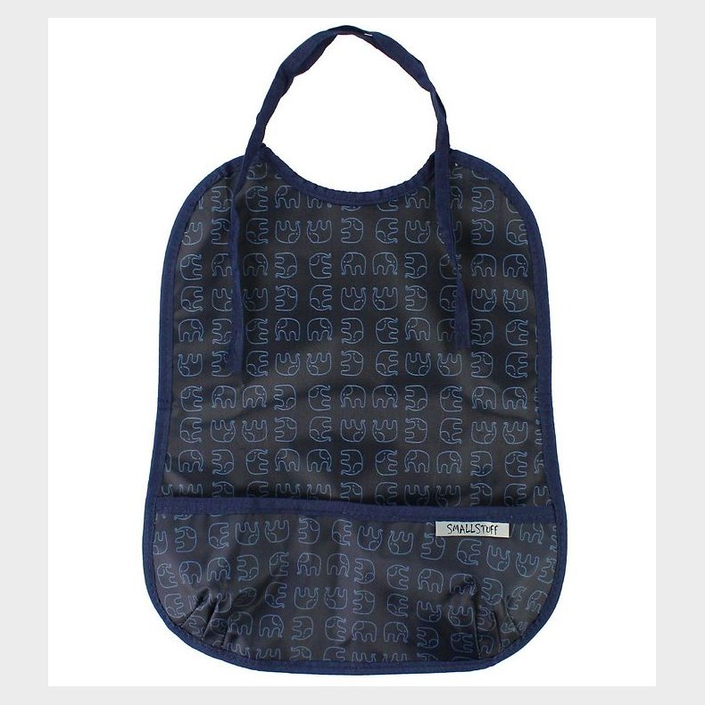 Smallstuff Hagesmk m. Lomme - Stor - Navy m. Elefanter