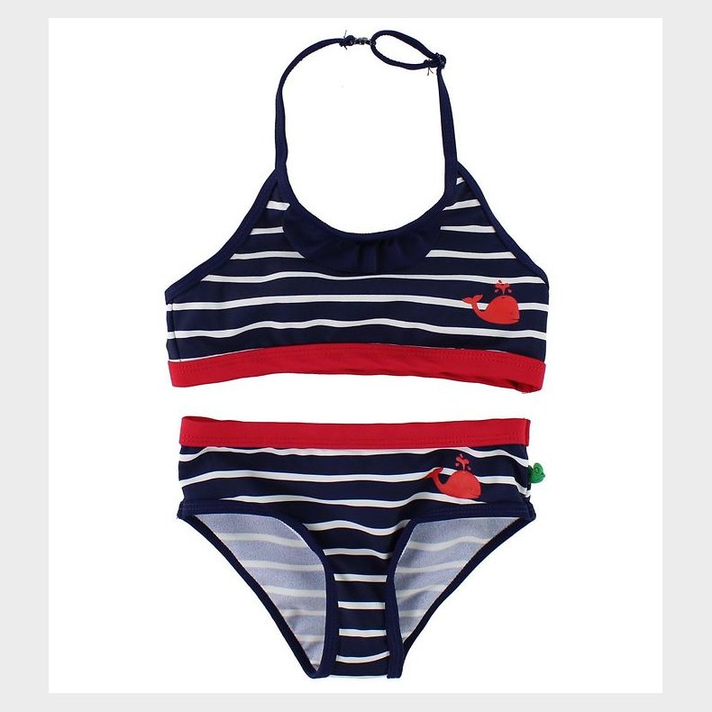 Freds World Bikini - UV50+ - Navy/Hvidstribet