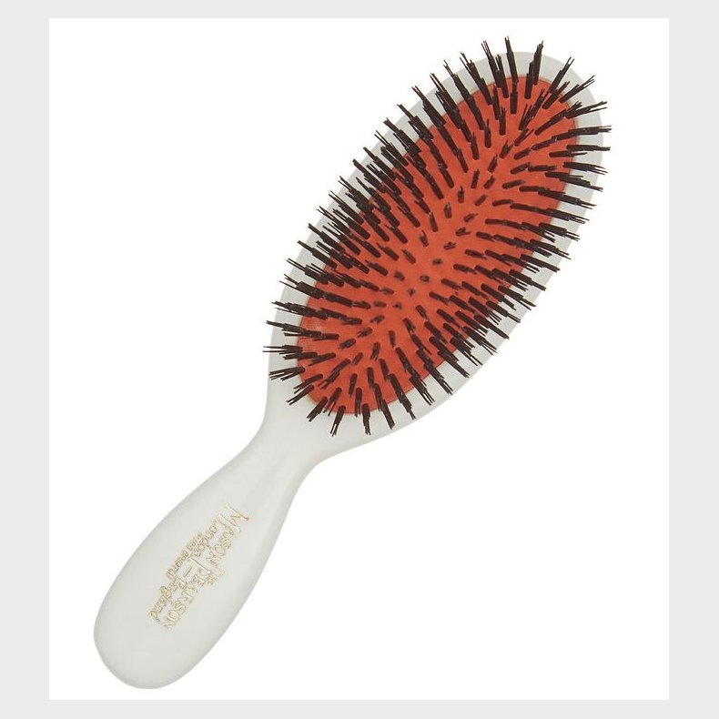 Mason Pearson Hrbrste - Pocket - Hvid