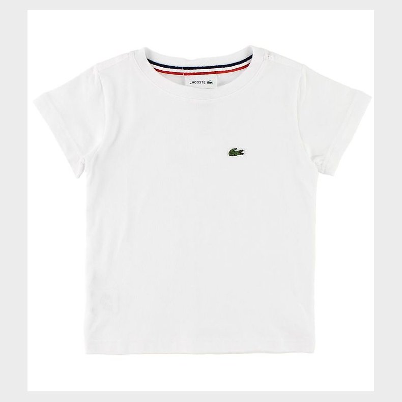 Lacoste T-shirt - Hvid m. Logo